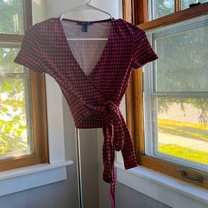 Forever 21 Tie Around Crop Top